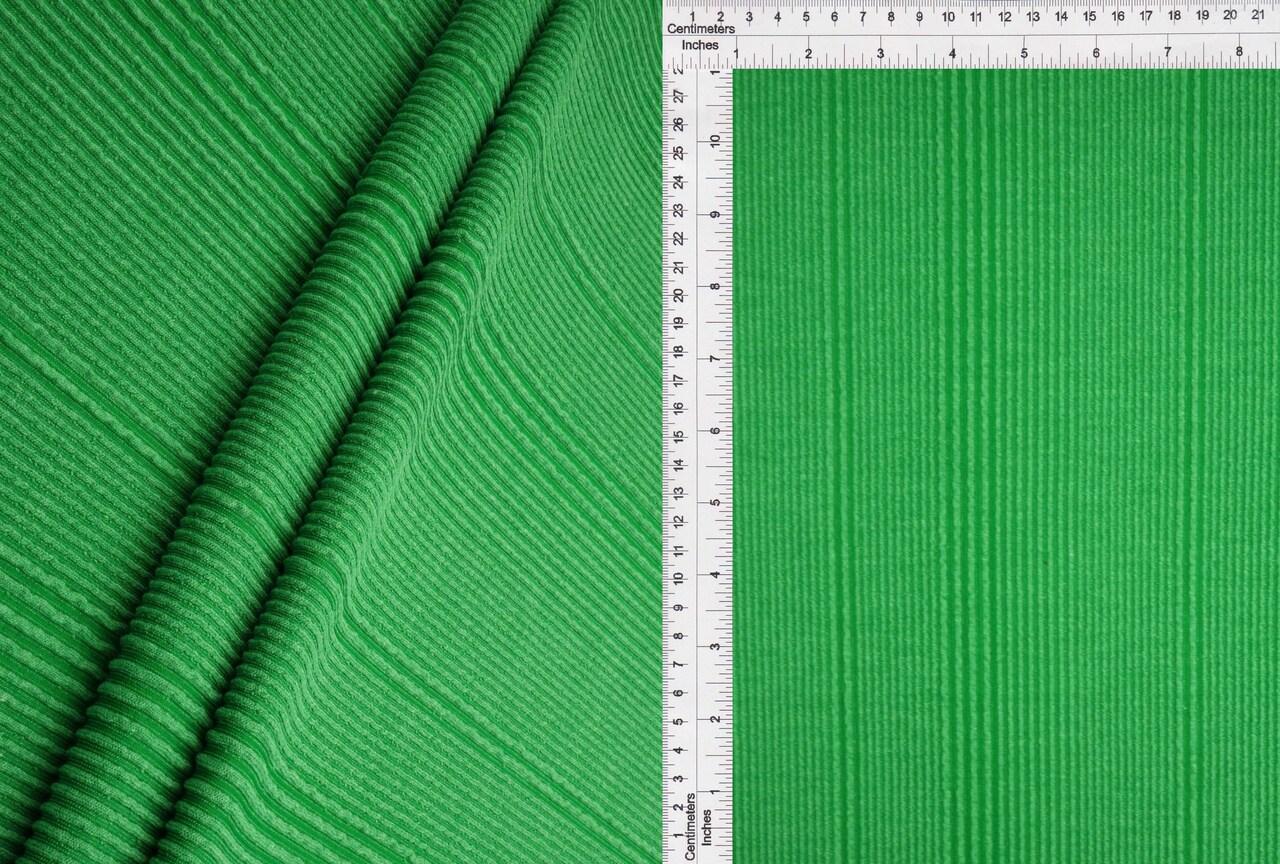1 Yard Variegated Jacquard Rib Knit Fabric 230 GSM Polyester Rayon Spandex Blend 52/54" Width